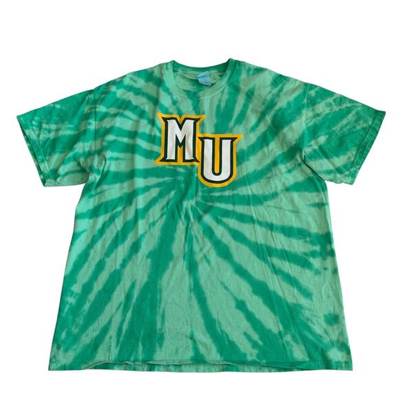 Port Company Methodist University Men's Size XL Short Sleeve Tie Dye T-Shirt - Picture 13 of 14